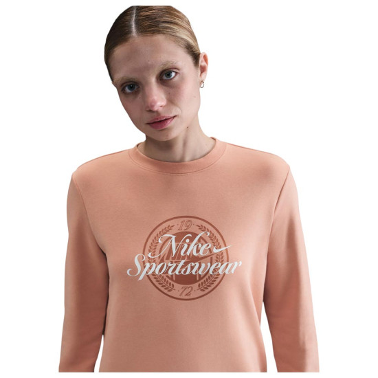 Nike Γυναικείο φούτερ Sportwear Club Fleece Crew Sweatshirt Nike Γυναικείο φούτερ Sportwear Club Fleece Crew Sweatshirt